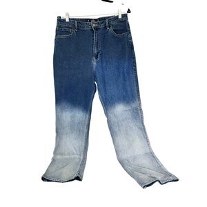 Hollister Blue Flare & Wide Leg Jeans with Gradient Effect